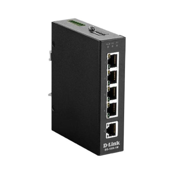 D-Link DIS‑100G‑5W No administrado L2 Gigabit Ethernet (10/100/1000) Negro