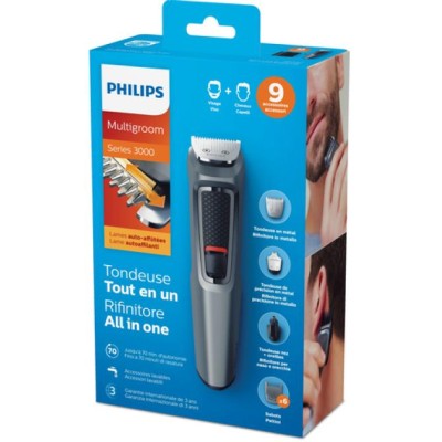 Cortapelo Philips Mg3757/15 Multigroom Series 3000 Con 9