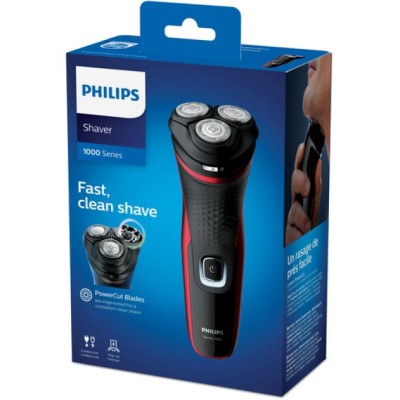 Afeitadora Philips S1333/41 3 Cabezales Uso En Seco Inalambrica