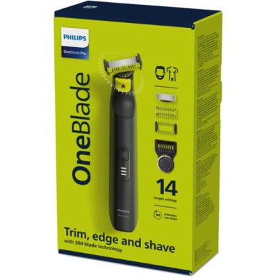 Afeitadora Philips Oneblade Pro 360 Qp6541/15 Recorta Perfila Y