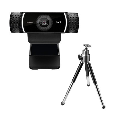 Logitech C922 Pro Stream con tripode Webcam 1080p 30fps