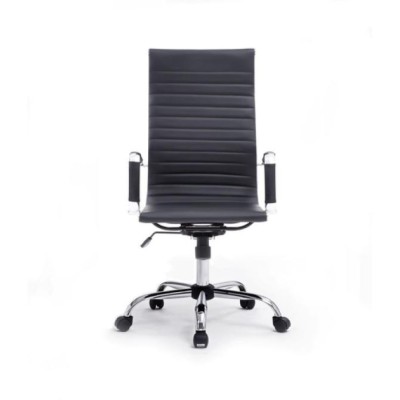 Silla De Oficina Equip Respaldo Alto Color Negro Recubrimiento