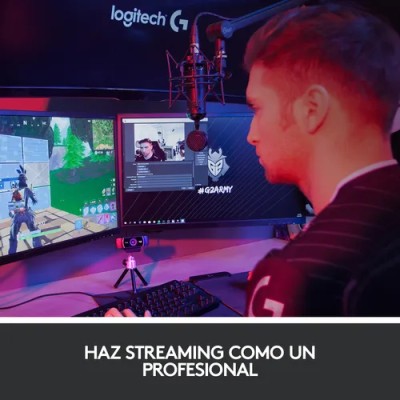 Logitech C922 Pro Stream con tripode Webcam 1080p 30fps