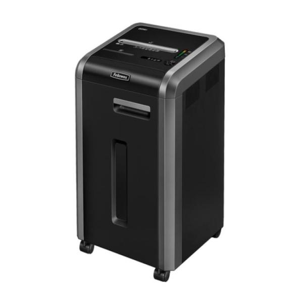 Fellowes 225Ci triturador de papel Corte cruzado 65 dB 24 cm Negro, Plata