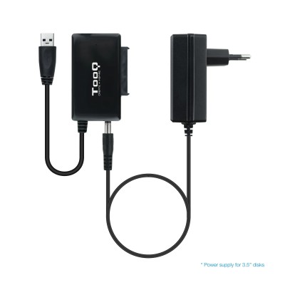 Adaptador para Discos Duros 2.5'/3.5' Tooq TQHDA-01A/ USB 3.0