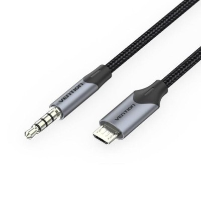 Cable Audio Vention BDGBH/ MicroUSB Macho - Jack 3.5 Macho/ 2m/