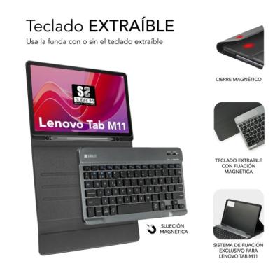 Funda con Teclado Subblim Keytab Pro Bluetooth para Lenovo Tab