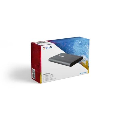 Caja Externa para Disco Duro de 2.5' TooQ TQE-2503G/ USB 3.1/