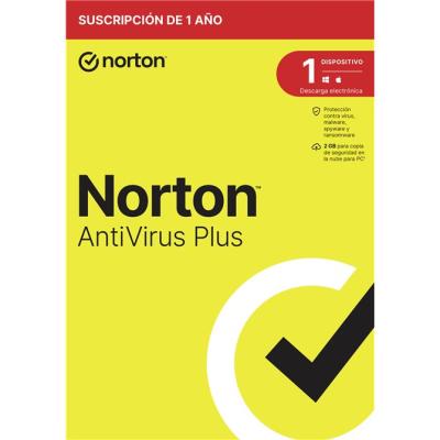 Norton Antivirus Plus 2024 | 1 Dispositivo PC/Mac | 1 año |