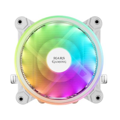 Ventilador con Disipador Mars Gaming MCPU220/ 12cm/ Blanco