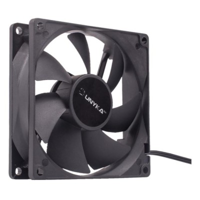 Ventilador Interno Unyka 90mm Color Negro 7 Aspas