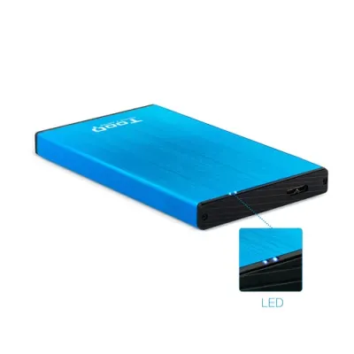 TooQ TQE-2527 Carcasa USB 3.0 para Discos Duros 2.5" SATA 3 Azul