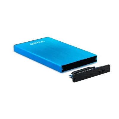 TooQ TQE-2527 Carcasa USB 3.0 para Discos Duros 2.5" SATA 3 Azul