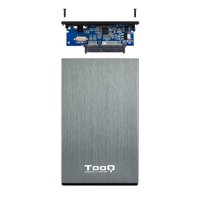 Caja Externa para Disco Duro de 2.5' TooQ TQE-2527G/ USB 3.1