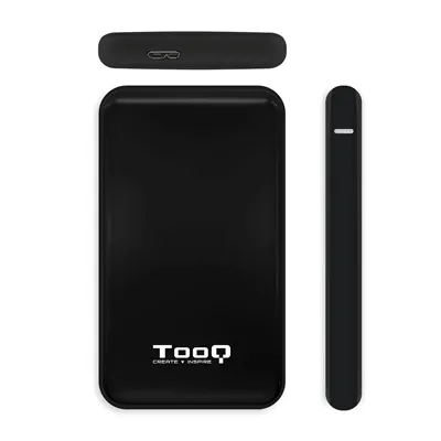 Caja Externa para Disco Duro de 2.5' TooQ TQE-2528B/ USB 3.1/