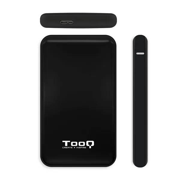 Caja Externa para Disco Duro de 2.5' TooQ TQE-2528B/ USB 3.1/ Sin tornillos