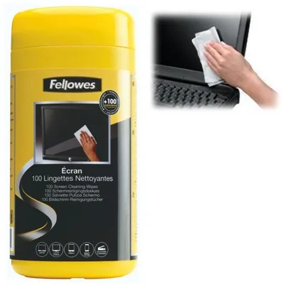 Dispensador de 100 Toallitas Fellowes 9183101 para Limpieza de