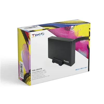 Caja Externa para Disco Duro de 3.5' TooQ TQE-3527B/ USB 3.1