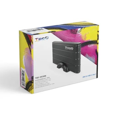 Caja Externa para Disco Duro de 3.5' TooQ TQE-3530B/ USB 3.1