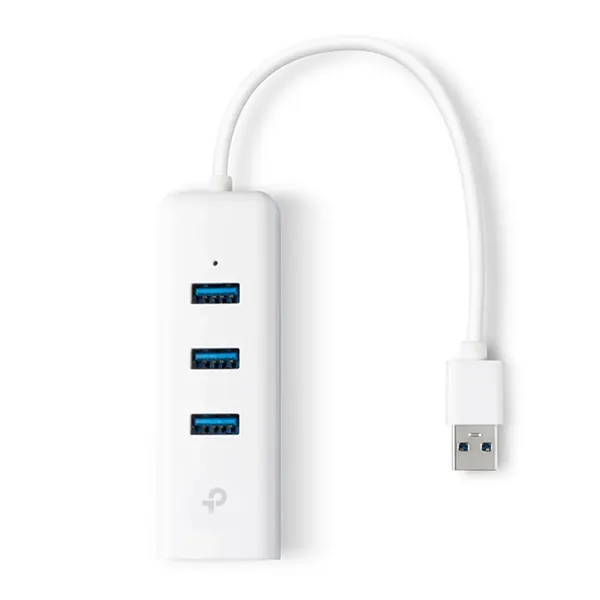 Hub USB 3.0 TP-Link UE330/ 3xUSB/ 1xRJ45/ Blanco