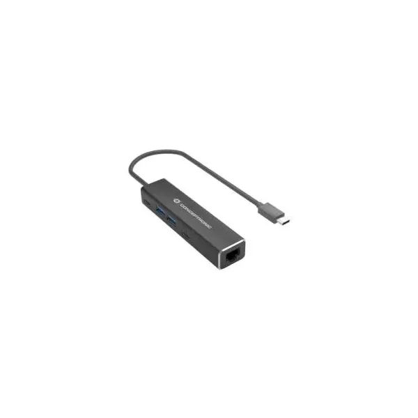 ADAPTADOR USB-C A GIGABIT ETHERNET RJ45 CONCEPTRONIC CON HUB USB 3.2 2 USC-C 2P USB-A
