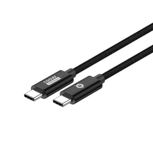 Conceptronic ETTA02B12 Cable USB-C a USB-C Version USB 3.2 a 20Gbit/s 1.2m Negro