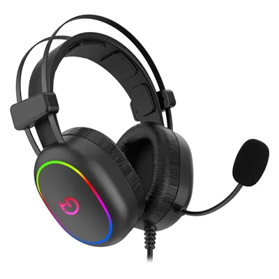 Auriculares Gaming con Micrófono Hiditec Erys ARGB/ Jack 3.5/