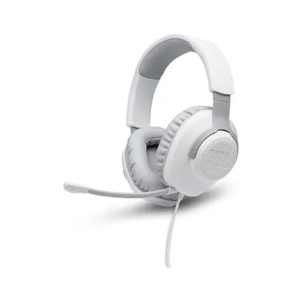 Auriculares Gaming con Micrófono JBL Quantum 100/ Jack 3.5/ Blancos