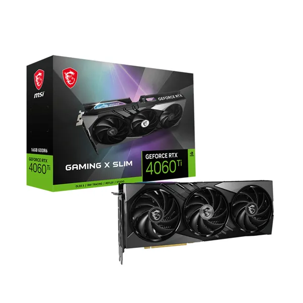 MSI GeForce RTX 4060 Ti GAMING X SLIM 16GB GDDR6X