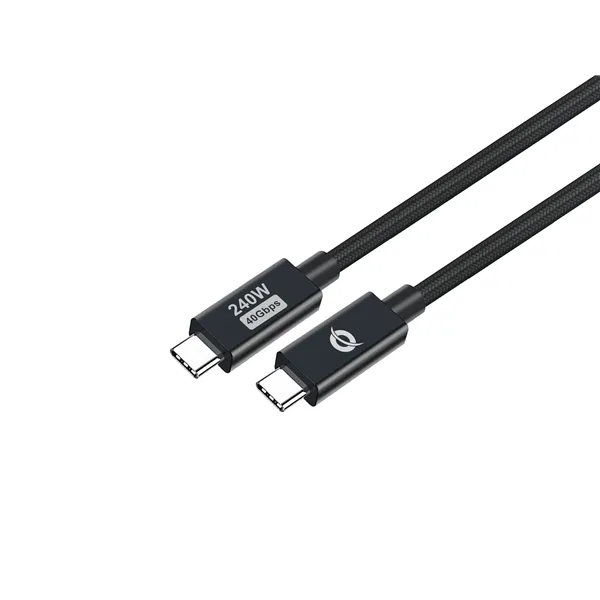 Conceptronic ETTA04B20 Cable USB-C a USB-C Version USB 4.0 a 40Gbit/s 2m Negro