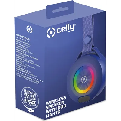 Celly Altavoz Portátil Summer Azul Bluetooth 5W