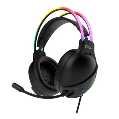 Auriculares Gaming con Micrófono Krom Klaim/ Jack 3.5/ USB 2.0/