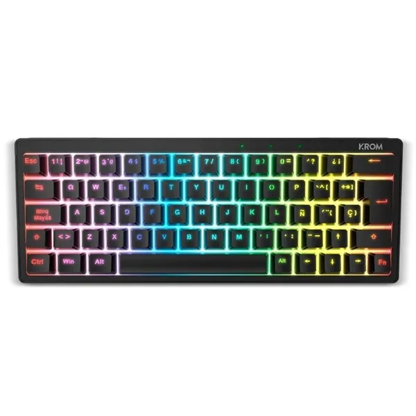 Teclado Gaming Mecánico Krom Kreator/ Negro