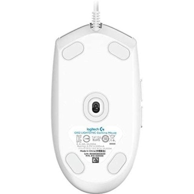 Logitech G102 Lightsync Blanco Ratón Gaming 6 botones, Hasta