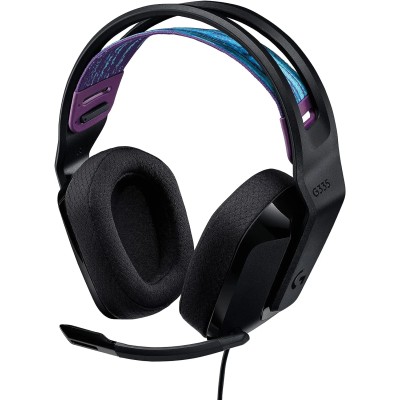 Logitech G335 Auriculares con Microfono Cable para Gaming, Jack