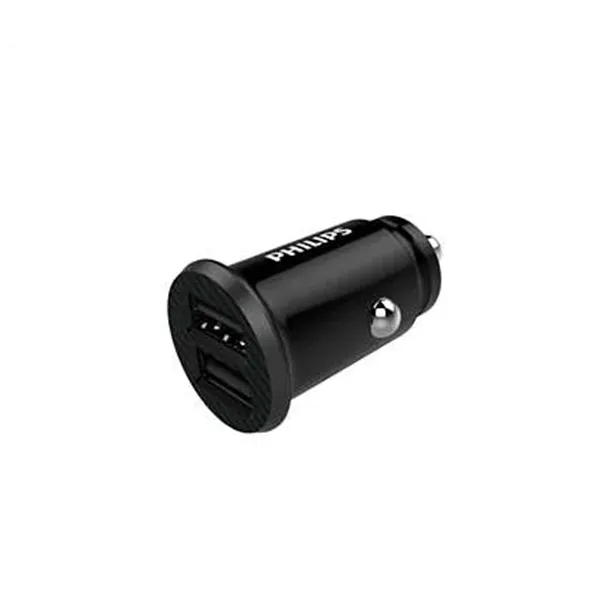 Cargador de Coche Philips DLP2510/ 2xUSB/ 12W