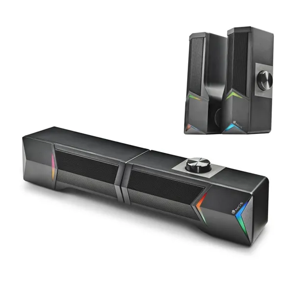 Altavoces - Barra de Sonido con Bluetooth NGS GSX-B1200/ 12W/ 2.0/ Negros