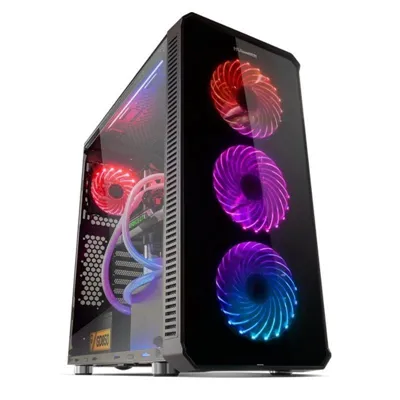 Caja Gaming Torre Nox Hummer TGX Rainbow