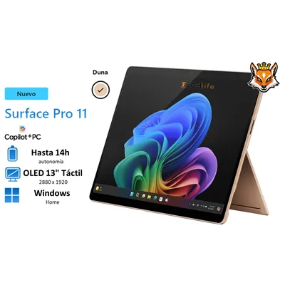 Microsoft Surface Pro 11 OLED IA Copilot+PC 13" Duna -