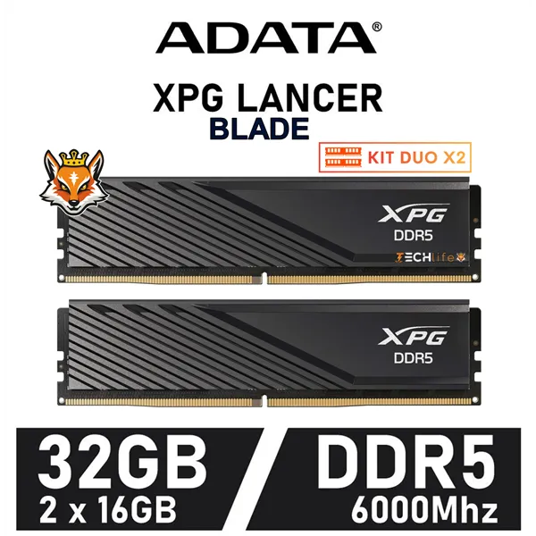 ADATA XPG Lancer Blade KIT 32GB DDR5 6000MHz XMP CL30 1.4V (2x16GB)