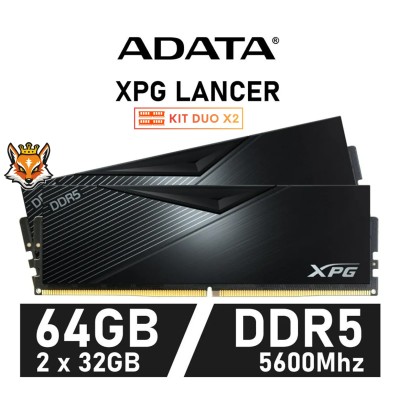 ADATA XPG Lancer KIT 64GB DDR5 5600MHz XMP CL36 1.35V (2x32GB)