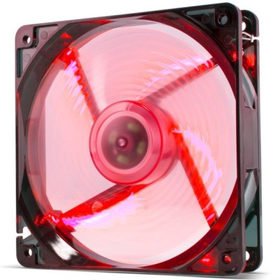 Ventilador Nox Coolfan 120 LED/ 12cm/ Rojo