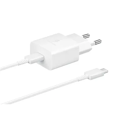 Cargador de Pared Samsung EP-T1510XWE/ 1xUSB Tipo-C + Cable USB