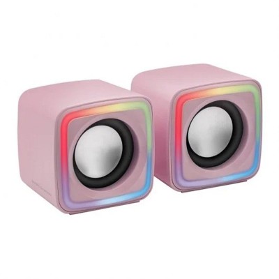 Altavoces Mars Gaming MSCUBE/ 8W/ 2.0/ Rosas