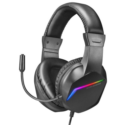 Auriculares Gaming con Micrófono Mars Gaming MH122/ Jack 3.5/