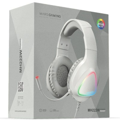 Auriculares Gaming con Micrófono Mars Gaming MH222/ Jack 3.5/