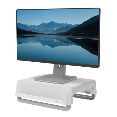 Fellowes Breyta Monitor Ständer tragbar mit Handgriff weiß