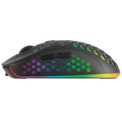 Ratón Gaming Inalámbrico Mars Gaming MMW3/ Batería recargable/