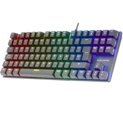 Teclado Gaming Mecánico Mars Gaming MK80BES/ Switch Azul