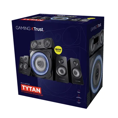 Altavoces Trust Gaming GXT 658 TYTAN/ 180W/ 5.1